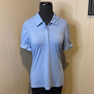 Lucy Sky Blue Women's Medium Polo Shirt